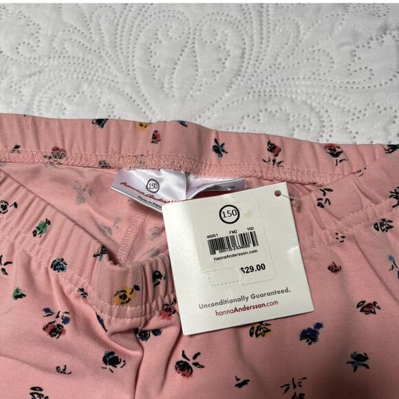 NWT Hanna Andersson Floral Print Leggings Size 12 - Picture 5 of 6